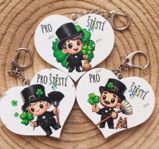 Srdíčko pro štěstí s kominíčkem 🍀